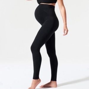 Blanqi Everyday Maternity Belly Support Legging Black Size XL